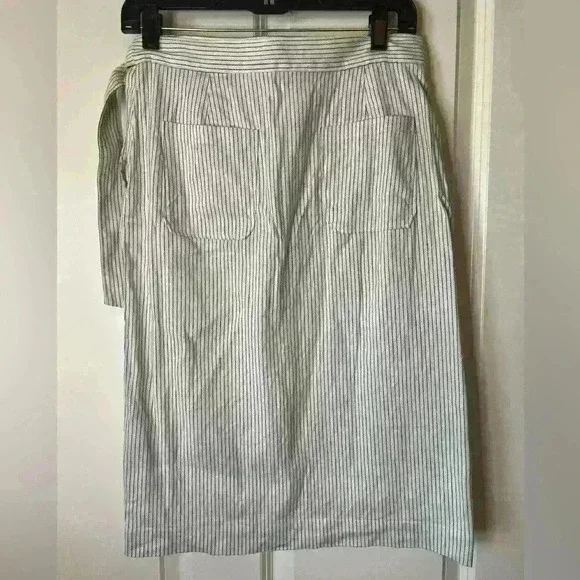 Banana Republic Cotton/Linen Wrap Skirt - Picture 8 of 12